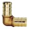 Apollo Apollo PRO 1/2 in. PEX Barb in to X 1/2 in. D PEX Barb Brass 90 Degree Elbow APXE1240JR - alternate 4